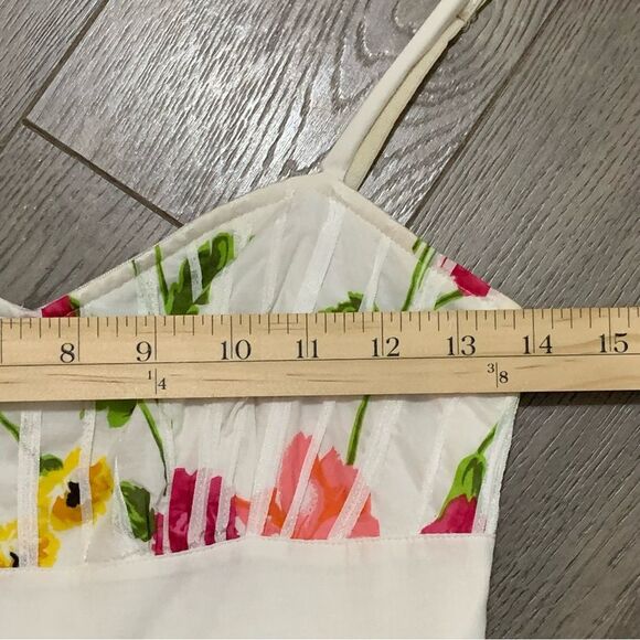Guess Jeans Sundress Floral Junior’s Sz 3 Multi Color Spaghetti Strap Mini. - Picture 14 of 16